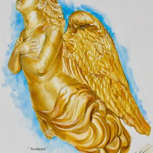 SUNBEAM RYS [Yacht Figurehead] c.1874 ©2021 (Watercolour)